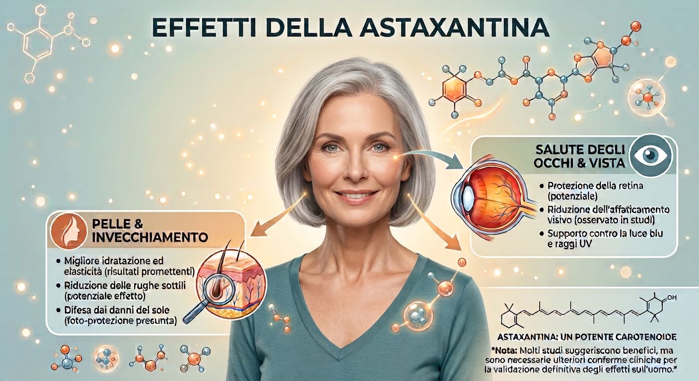 Astaxantina e Antiaging: Tra Evidenze Cliniche e Hype. Che Cosa Sappiamo Davvero