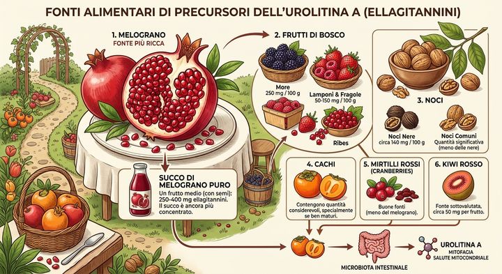 Urolitina A: il metabolita che rinforza i mitocondri e potenzia l'immunità