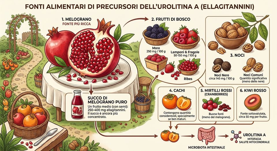 Urolitina A: il metabolita che rinforza i mitocondri e potenzia l'immunità